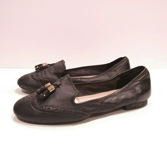 dune black loafers women's